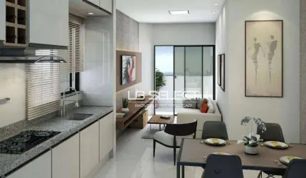 Apartamento com três quartos e varando gourmet.