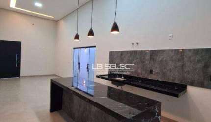 Casa alto padrão com três quartos, suíte com closet e varanda gourmet.met.