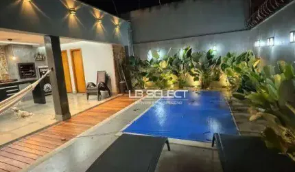 Casa no bairro Jardim Botânico com dois quartos, suíte e área gourmet.