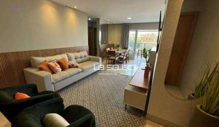 Apartamento no bairro Tibery com três quartos, suíte e sacada.