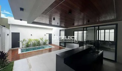 Casa no Condomínio Splêndido com três suítes, escritório com lavabo e varanda gourmet.