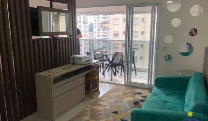 Apartamento com 1 dormitório à venda, 55 m² por R$ 750.000,00 - Brooklin - São Paulo/SP