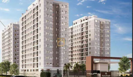 Apartamento com 2 dormitórios à venda, 46 m² por R$ 400.084,25 - Rebouças - Curitiba/PR