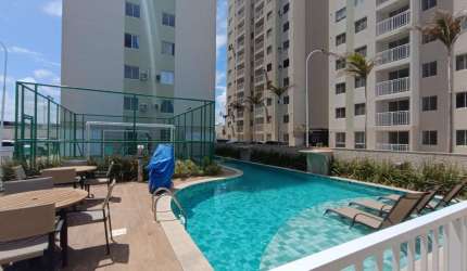 ALUGO Apartamento Mobiliado – 2 quartos, condomínio clube com lazer completo!