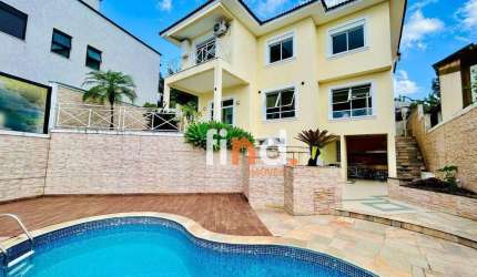 Casa Mobiliada com 3 dormitórios (suítes), 280 m² - venda por R$ 2.400.000 ou aluguel por R$ 15.680/mês - São Paulo ll - Granja Viana - Cotia/SP