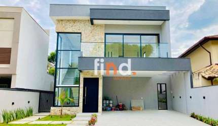 Casa NOVA com 4 dormitórios (suítes) à venda, 335 m² por R$ 3.000.000 - São Paulo ll - Granja Viana - Cotia/SP
