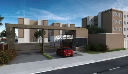 Apartamento de 2 quartos, opções com e sem varanda e área privativa, com elevado