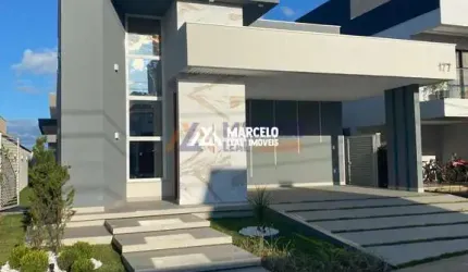 Linda casa a venda com 3 suítes e área privativa de 171 m² dentro do Condominio