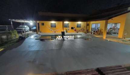 Vendo lindo sitio com  10.000 m² de terreno, casa sede de 3/4 sendo 01 suíte com