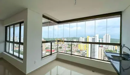 Apartamento em andar alto com 3 suítes e 4 vagas livres à venda, 120 m² por R$ 1.499.000 - Tirol - Natal/RN