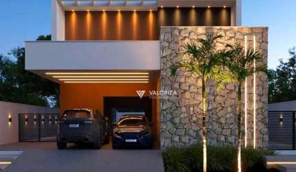 Casa com 3 dormitórios à venda, 287 m² por R$ 2.600.000,00 - Alphaville Nova Esplanada - Votorantim/SP