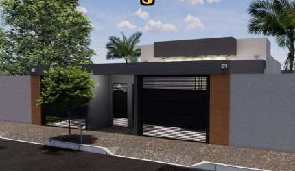 Casa 2 quartos, Suíte com closet à venda em Uberlândia-MG, na Zona Sul, bairro Laranjeiras -  142m2 área construída