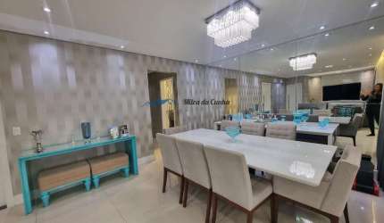 Quer morar no Condomínio Domo Life? Este é o seu apto! Com 155 m², 3 suítes, 3 vagas , Centro,  São Bernardo do Campo