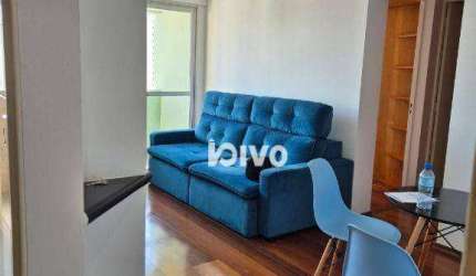Apartamento MOBILIADO, com 1 dormitório, 41 m², 1 vaga, metrô Vergueiro  - para alugar, 41 m² por R$ 3.901/mês - Aclimação - São Paulo/SP
