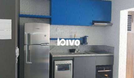Apartamento com 1 dormitório para alugar, 41 m² por R$ 5.421,00/mês - Brooklin - São Paulo/SP