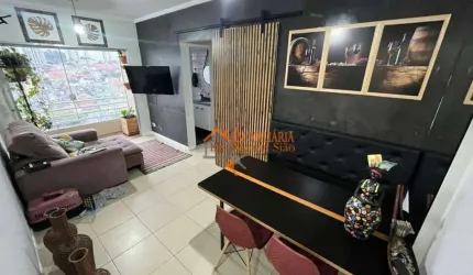 Apartamento com 2 dormitórios à venda, 59 m² por R$ 382.000,00 - Jardim Zaira - Guarulhos/SP