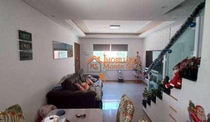 Sobrado com 2 dormitórios à venda, 180 m² por R$ 960.000,00 - Carmela 3  - Guarulhos/SP