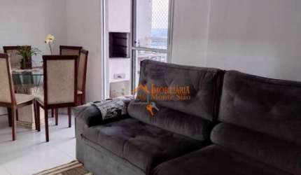 Apartamento com 3 dormitórios à venda, 65 m² por R$ 498.000,00 - Vila das Bandeiras - Guarulhos/SP