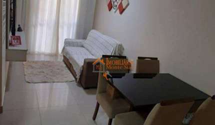 Apartamento com 2 dormitórios à venda, 55 m² por R$ 399.000,00 - Vila Galvão - Guarulhos/SP
