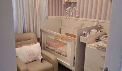 Apartamento com 3 dormitórios à venda, 65 m² por R$ 426.000,00 - Ponte Grande - Guarulhos/SP