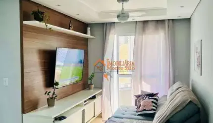 Apartamento com 3 dormitórios à venda, 76 m² por R$ 586.000,00 - Jardim Testae - Guarulhos/SP