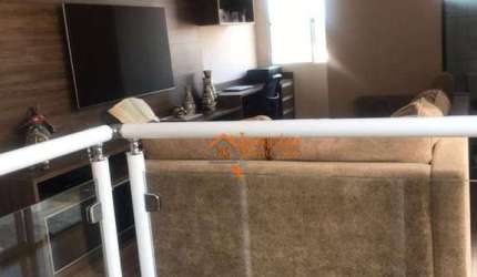 Apartamento Duplex com 2 dormitórios à venda, 80 m² por R$ 350.000,00 - Vila Nova Bonsucesso - Guarulhos/SP