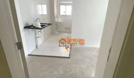 Apartamento com 2 dormitórios à venda, 44 m² por R$ 310.000,00 - Água Chata - Guarulhos/SP
