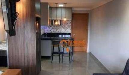 Studio com 1 dormitório para alugar, 37 m² - Centro - Guarulhos/SP