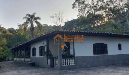 Chácara com 4 dormitórios à venda, 7000 m² por R$ 1.500.000,00 - Chácaras Copaco - Arujá/SP