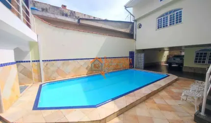 Sobrado com 3 dormitórios, 307 m² - venda por R$ 1.650.000,00 ou aluguel por R$ 10.000,00/mês - Jardim Santa Mena - Guarulhos/SP