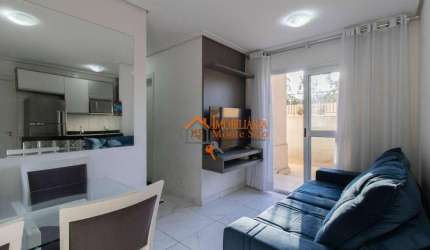 Apartamento Garden com 3 dormitórios à venda, 69 m² por R$ 345.000,00 - Jardim Las Vegas - Guarulhos/SP
