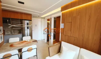 Apartamento com 2 dormitórios à venda, 34 m² por R$ 245.000,00 - Ponte Grande - Guarulhos/SP