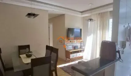 Apartamento com 3 dormitórios à venda, 56 m² por R$ 352.000,00 - Cocaia - Guarulhos/SP