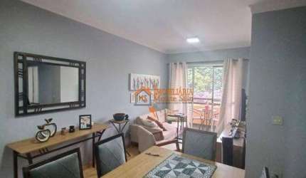 Apartamento com 3 dormitórios à venda, 76 m² por R$ 420.000,00 - Itapegica - Guarulhos/SP