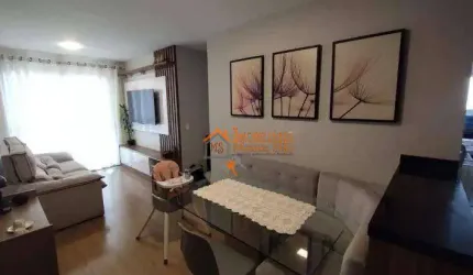 Apartamento com 3 dormitórios à venda, 75 m² por R$ 660.000,00 - Picanco - Guarulhos/SP