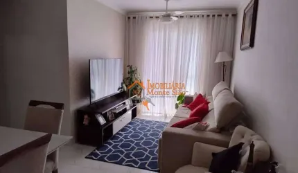 Apartamento com 2 dormitórios à venda, 59 m² por R$ 307.000,00 - Vila Galvão - Guarulhos/SP