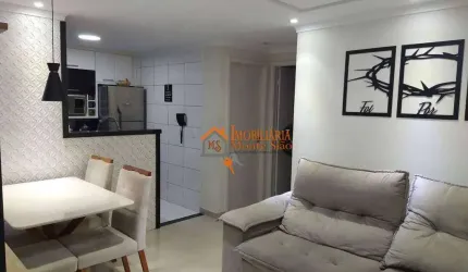 Apartamento com 2 dormitórios à venda, 46 m² por R$ 266.000,00 - Jardim Ansalca - Guarulhos/SP