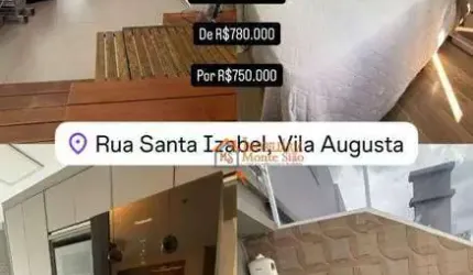 Apartamento Duplex com 2 dormitórios à venda, 94 m² por R$ 750.000 - Vila Augusta - Guarulhos/SP