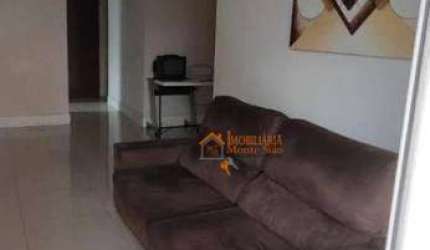 Apartamento com 3 dormitórios à venda, 77 m² por R$ 373.000,00 - Gopoúva - Guarulhos/SP