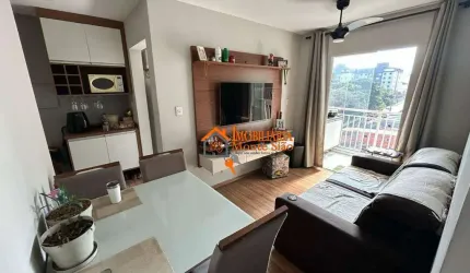 Apartamento com 2 dormitórios à venda, 54 m² por R$ 371.000,00 - Macedo - Guarulhos/SP