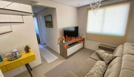 Cobertura com 2 dormitórios à venda, 86 m² por R$ 430.000,00 - Jardim Las Vegas - Guarulhos/SP