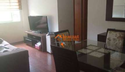 Apartamento com 2 dormitórios à venda, 56 m² por R$ 362.000,00 - Jardim Nova Taboão - Guarulhos/SP