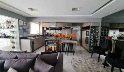 Apartamento com 3 dormitórios à venda, 122 m² por R$ 1.599.000 - Jardim Flor da Montanha - Guarulhos/SP Porteira fechada