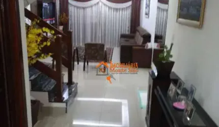 Sobrado com 3 dormitórios à venda, 131 m² por R$ 954.000,00 - Jardim Santa Clara - Guarulhos/SP