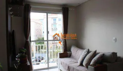 Apartamento com 2 dormitórios à venda, 49 m² por R$ 224.000,00 - Jardim Guilhermino - Guarulhos/SP