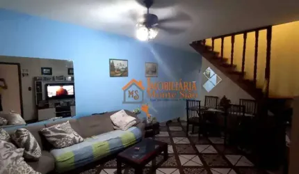 Sobrado com 3 dormitórios à venda, 220 m² por R$ 650.000,00 - Parque Continental III - Guarulhos/SP