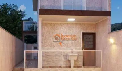 Sobrado com 3 dormitórios à venda, 97 m² por R$ 720.000,00 - Parque Flamengo - Guarulhos/SP