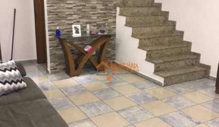 Sobrado com 3 dormitórios à venda, 90 m² por R$ 750.000,00 - Vila Hulda - Guarulhos/SP