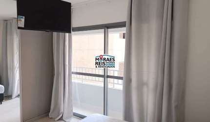 Apartamento com 1 quarto para alugar na Praça Princesa Isabel, 202, Brooklin, São Paulo por R$ 2.915