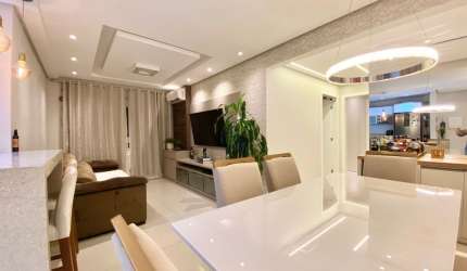 Apartamento com 02 quartos sendo 01 suíte e 02 BWC localizado em Areias, São José - SC.